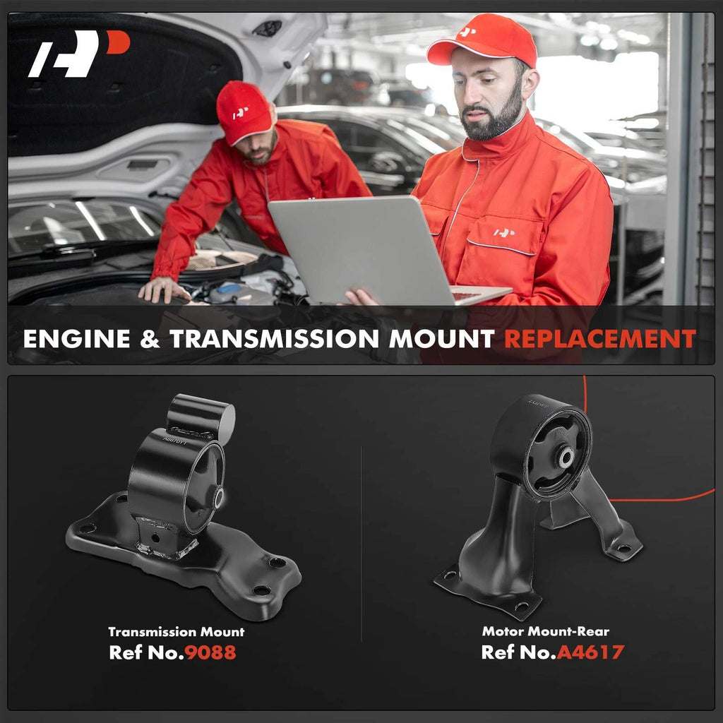 2X Engine Motor & Transmission Mount for Mitsubishi Lancer (2004-2006)
