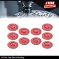Set of 10 Ceramic Grinding Wheel Flap Discs 60 Grit 4-1/2" x 7/8"