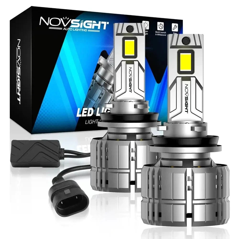 2X H11 LED Headlight Bulbs Kit for NOVSIGHT (200W, 60000LM, 6500K)