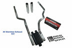 Dual Exhaust Kit for Chevy GMC 1500 (2019–2025) Flowmaster 40 Rolled Rear