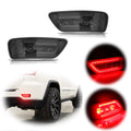 Red LED Rear Fog Lights for Jeep Grand Cherokee, Compass (2011–2020)