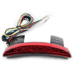 Rear Mudguard Edge Brake Tail Light for Harley Breakout (2013–2023) Red