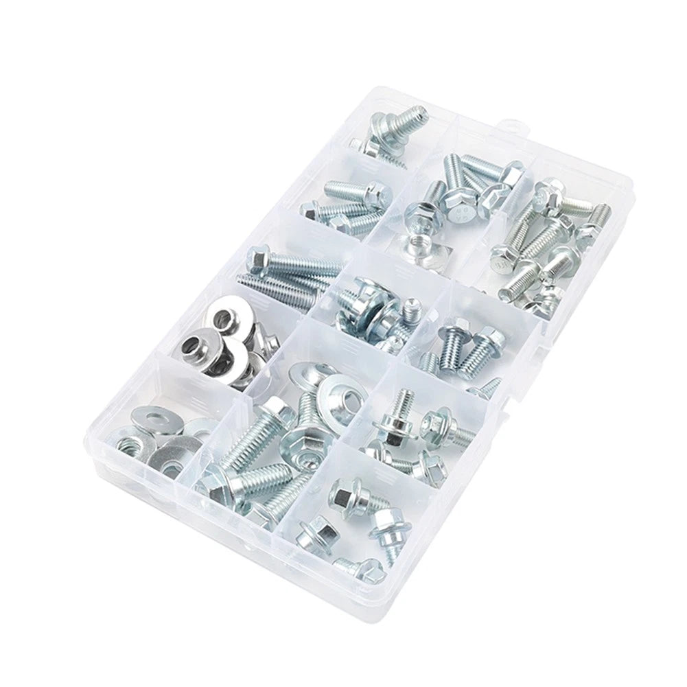 70x Body Bolt Kit Fasteners Washers Nuts for Honda CRF150 CRF250 CRF450R