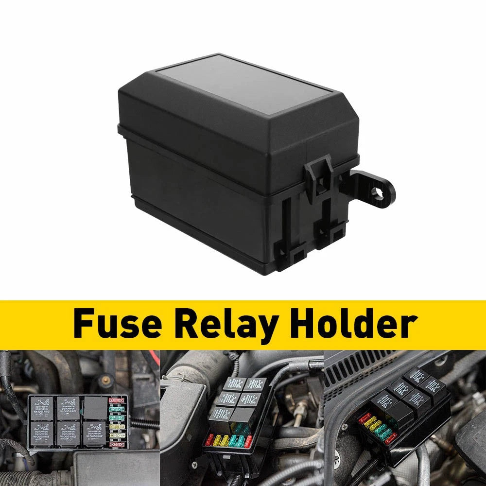 Universal Relay Fuse Waterproof Box with 6 ATC/ATO Fuses