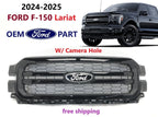 Upper Grille for Ford F-150 Lariat (2024–2026) Pearl Black RL34-8200-GAW