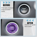Push Start Stop Button Cover Kit for Dodge Charger Challenger (2015–2023) - Purple