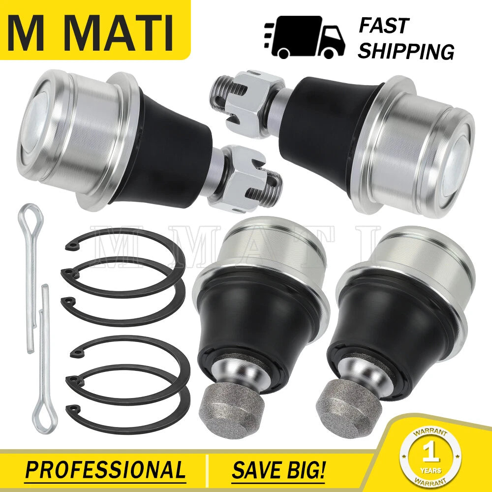 4X Upper Lower Ball Joint Kit for Can-Am Maverick Max 1000 (2013–2023) 706202044 706202045