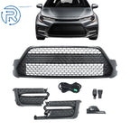 Front Bumper Lower Mesh Grille + Fog Light for Toyota Corolla SE XSE (2020–2021)