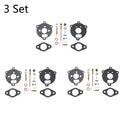 Set of 3 Carburetor Repair Kits for B&S 394693, 291763, 295938