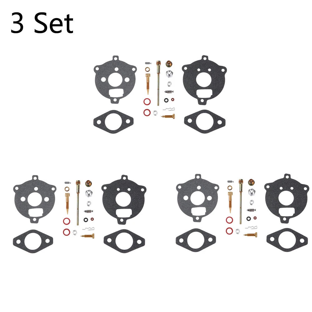 Set of 3 Carburetor Repair Kits for B&S 394693, 291763, 295938