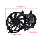 Dual Radiator Cooling Fan for Audi A4/A4 Quattro (2002–2009)