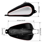 3.4 Gallons Fuel Gas Tank & Cap for Honda Rebel 250 CMX250C (1985–2016)