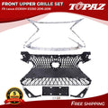 Front Upper Grille with Trim Molding for Lexus ES300H ES350 (2016–2018)