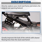 Lowered Bracket Seat Frame Bars for Honda Ruckus 50 (2003–2020)