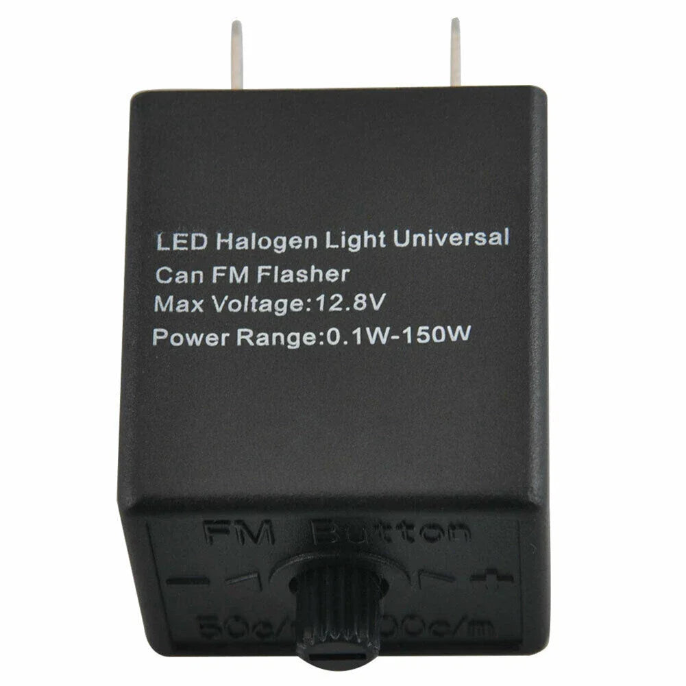 3 Pin Adjustable Flasher Rate LED Indicator Relay for Car Bike Turn Signal Light