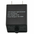 3 Pin Adjustable Flasher Rate LED Indicator Relay for Car Bike Turn Signal Light