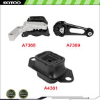 3X Engine Motor & Trans Mount for Nissan Versa Note (2014–2017) A7368 A7369