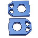 CNC Rear Chain Adjuster Axle Block for Suzuki DRZ400SM 400S 400E (2005–2024) Blue