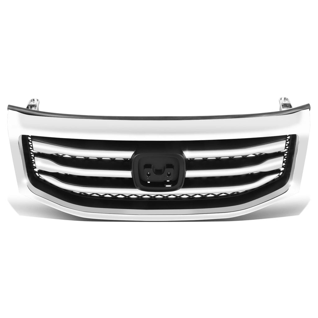 OE Style Chrome Slat Front Bumper Grille Assembly for Honda Pilot (2012–2015)