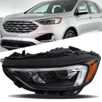 Headlight Assembly for Ford Edge (2019â2024) LED Clear w/DRL Left Driver