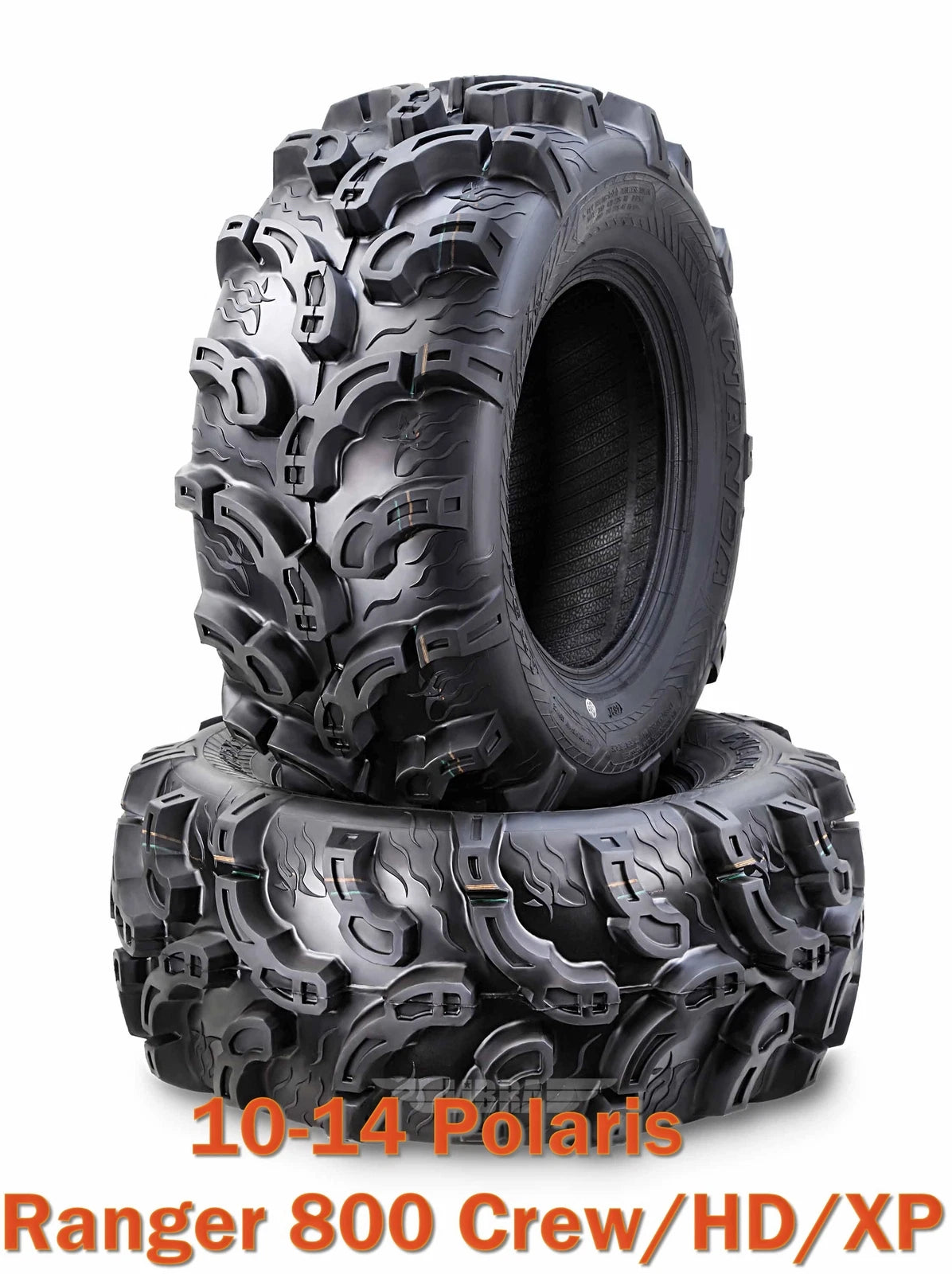 Set of 4 Front Tires 26x9-12 for Polaris Ranger 800 Crew/HD/XP (2010–2014)