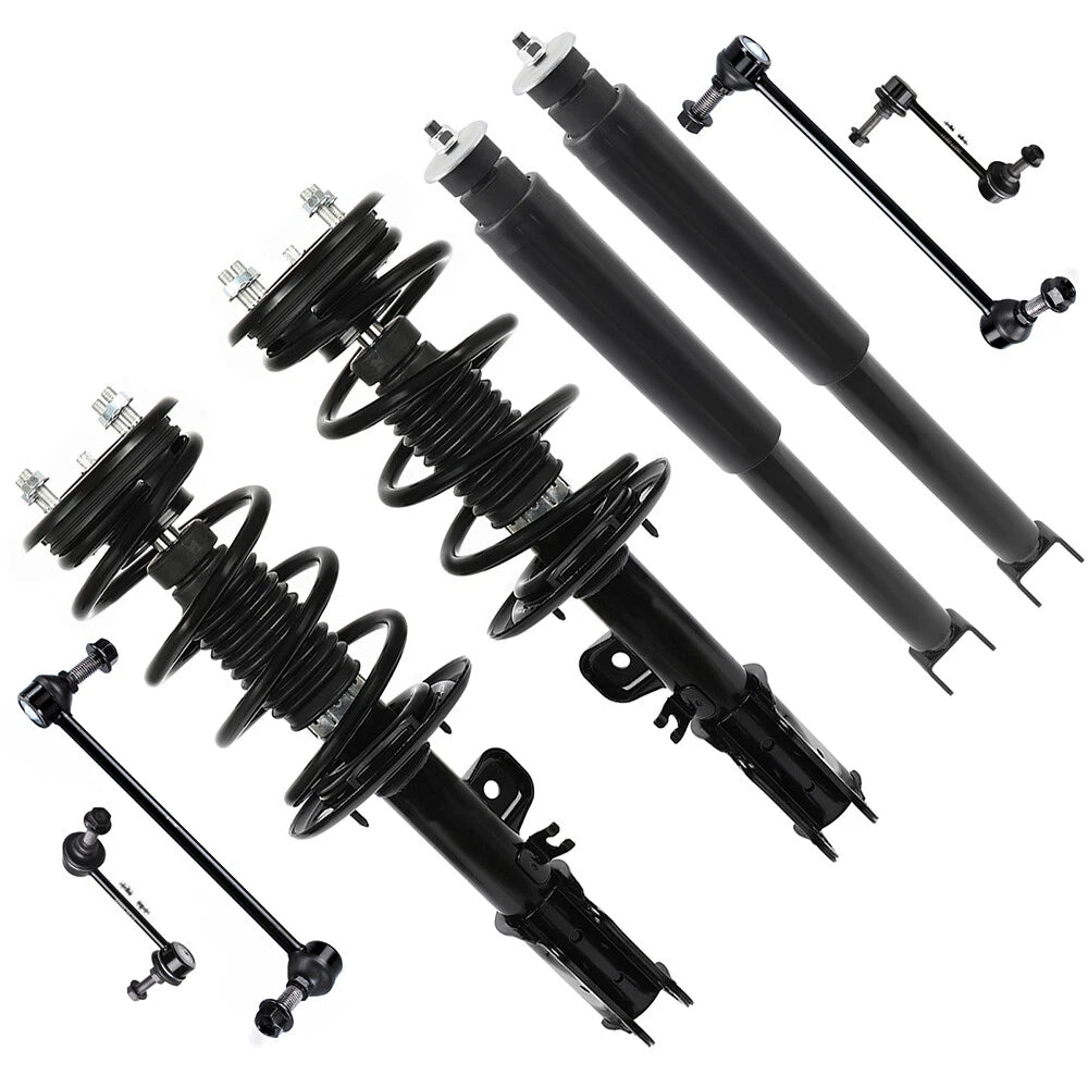 Front Struts Rear Shocks Sway Bars Kit for Ford Taurus (2013–2018)