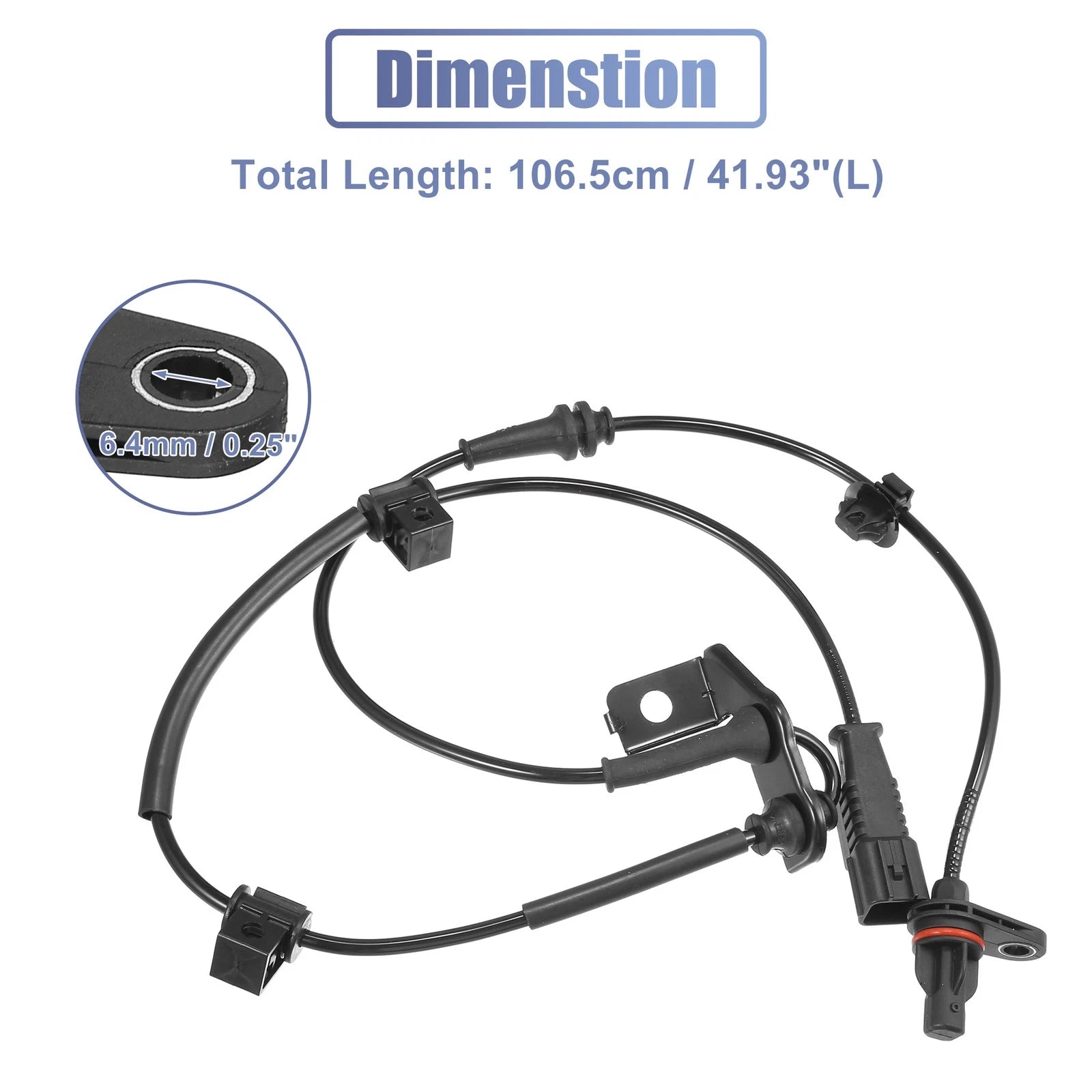 Front Left ABS Wheel Speed Sensor No. 95670-D3000 for Hyundai Tucson (2016–2021)