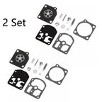 Set of 2 Carburetor Carb Kit for Stihl 009 010 011 012 011AV (ZAMA C1S-S1A RB-11)
