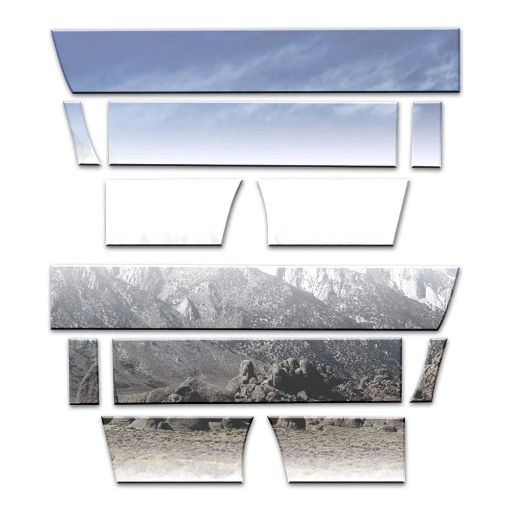 Rocker Panels Kit Diamond Grade 12 Piece for Ford Super Duty (2011–2016)