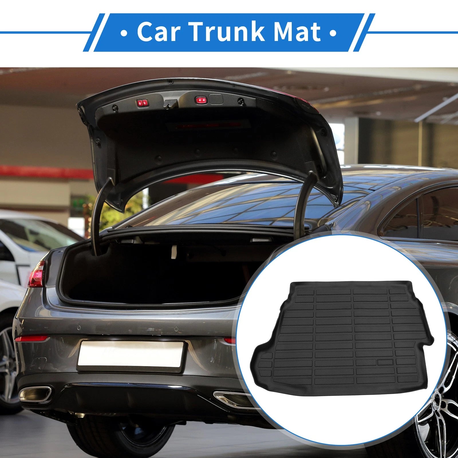 Cargo Liner Rear Trunk Mat for Toyota Prius LE (2023–2024) TPE