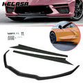 Front Bumper Lip & Side Skirt Rocker Panel for Corvette C8 Z51 (2020–2024)