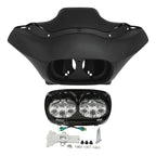 Inner Outer Front Fairing & Dual Headlight for Harley Road Glide FLTR (1998–2013)