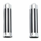 1" Chrome Skull Hand Grips for Harley Chopper 883 1200 XL (1991–2023)