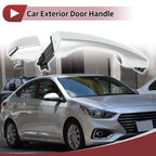 Car Door Handle Grip for Hyundai Elantra (2017–2020) No. 82651F2020 Silver Tone