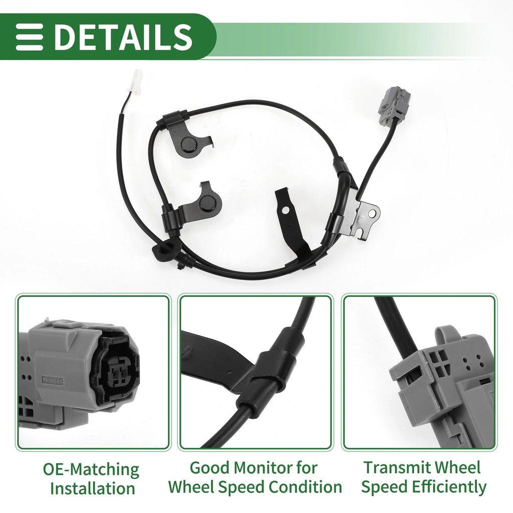 ABS Wheel Speed Sensor No. 895160R060 for Toyota RAV4 (2013–2018) Rear Left