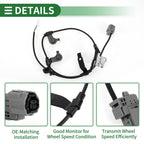 ABS Wheel Speed Sensor No. 895160R060 for Toyota RAV4 (2013–2018) Rear Left
