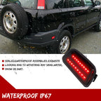 2X Smoked Lens Red LED Side Marker Lights for Honda CR-V (1997–2001)