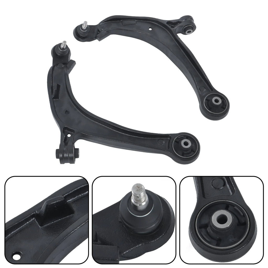 Front Lower Control Arms Tie Rod End Suspension Kit for Honda Odyssey (2011â2017)