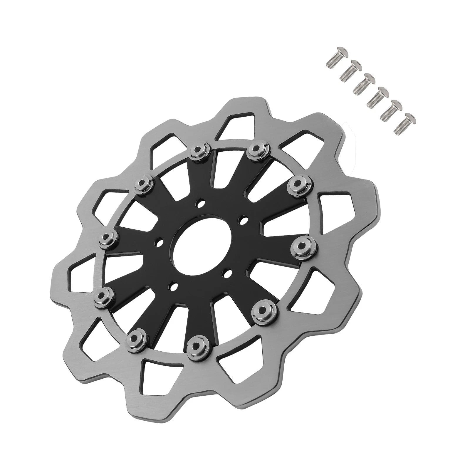 1PC Front Brake Rotor Disc for Harley-Davidson Touring (2008–2019) Black