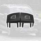 Set of 4 Driver Window Switch Button Covers for Mercedes Benz ML GL R Class (2006–2012)