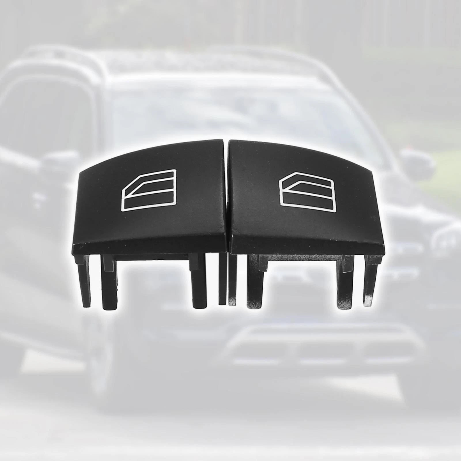 Set of 4 Driver Window Switch Button Covers for Mercedes Benz ML GL R Class (2006–2012)