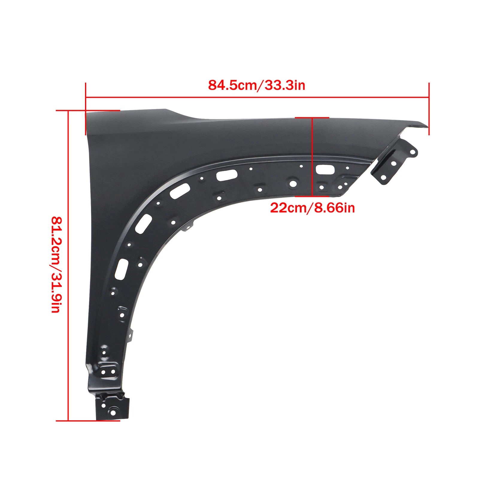 Right Front Fender for Chevrolet Trailblazer (2021-2024)