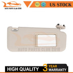 Beige Right Passenger Side Sun Visor for Toyota RAV4 (2006–2013)