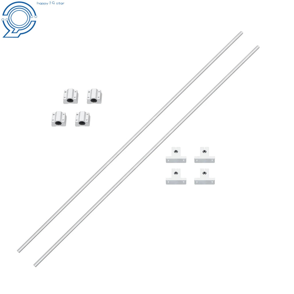 Set of 4 Linear Motion Rails for Precision Applications (800mm Length)