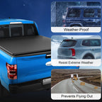 4.6FT Soft Tri-Fold Tonneau Cover for Ford Maverick (2022-2024)