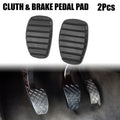 2X Anti-Slip Clutch Brake Pedal Covers for Nissan Kubistar X80