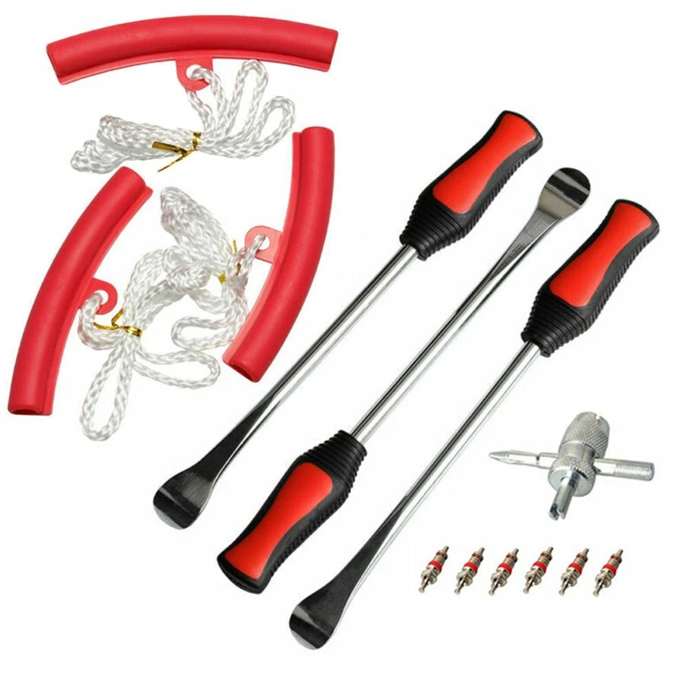 Tire Lever Iron Kit for Bike Motorcycle with Wheel Rim Protector