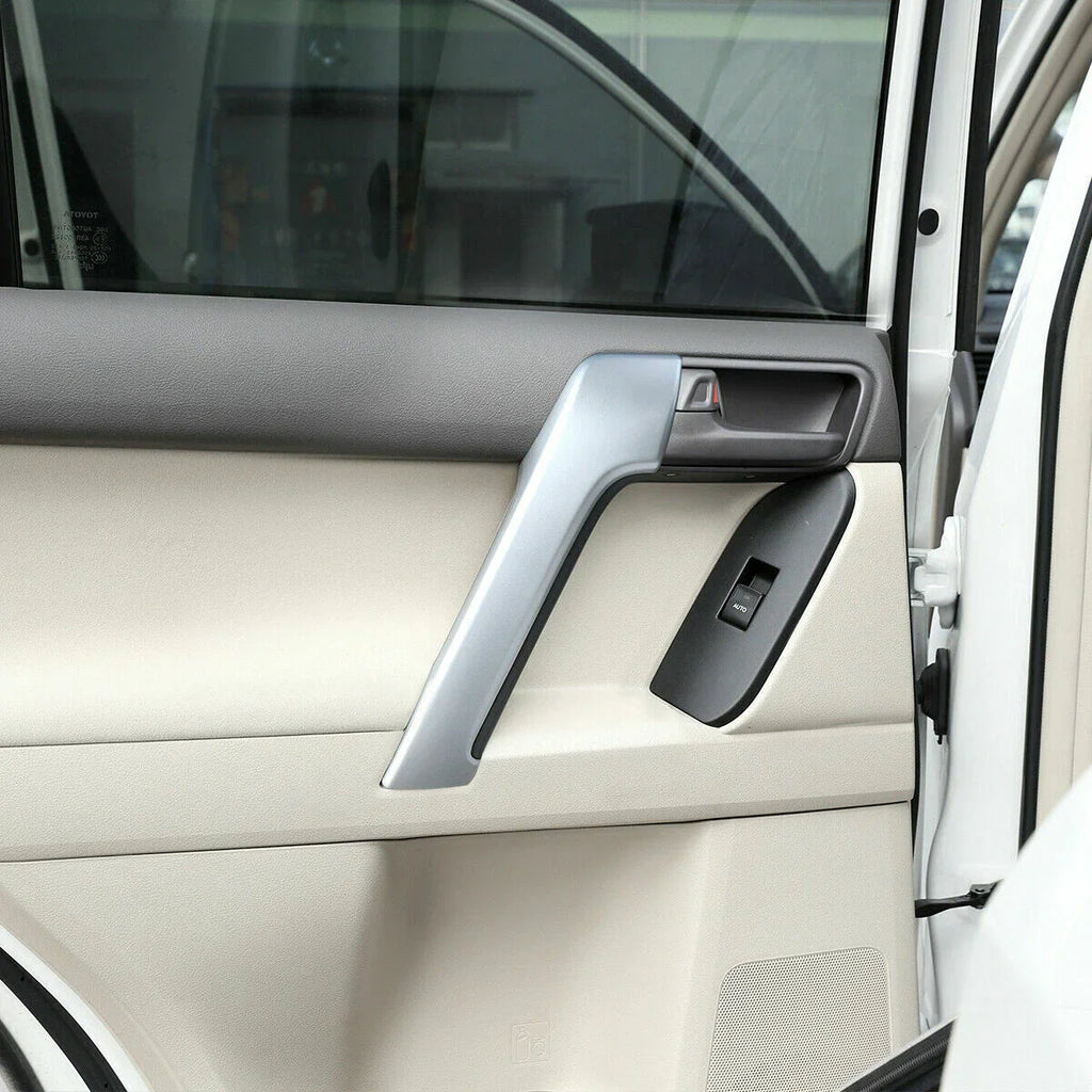 4 x Matte Front Door Armrest Cover Trim for Land Cruiser Prado (2010-2018)