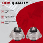 2X Engine Motor Mounts for BMW X1 Z4 2.0L L4 (2012-2016)
