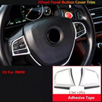 Steering Wheel Button Cover Trim for BMW 5 Series F10 F11 GT (2011-2017)